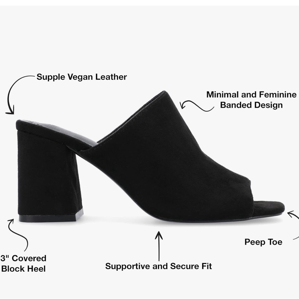 Journee Collection Women's Pumps Black New W/out Box. 7.5M